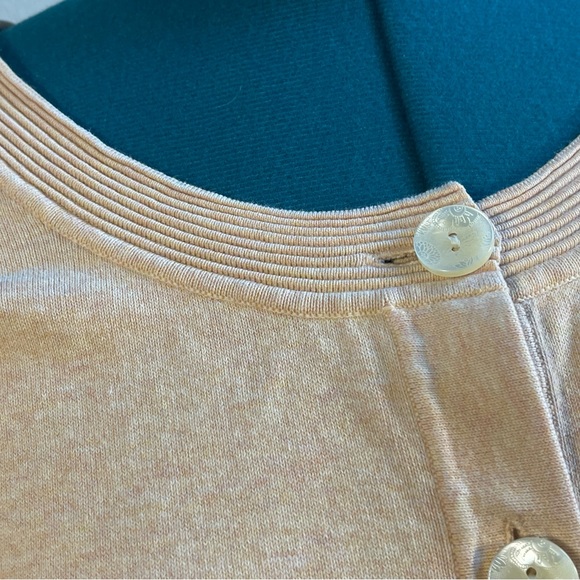 J. Jill Soft Peach Button-Up Cardigan Size 1X - Picture 8 of 9